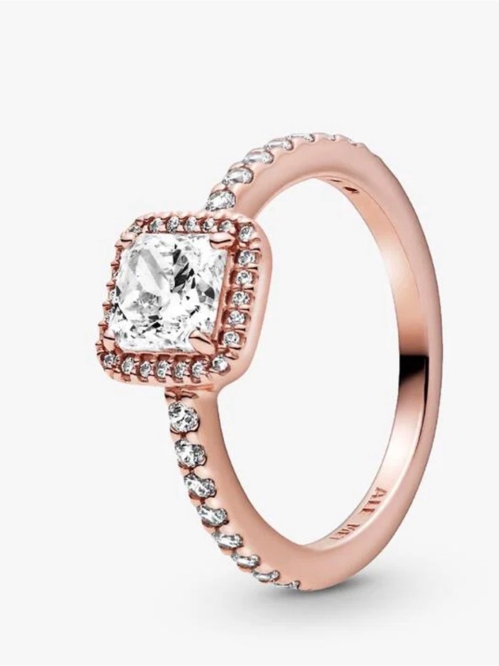 Pandora Rose Gold Sparkling Halo Ring (7)